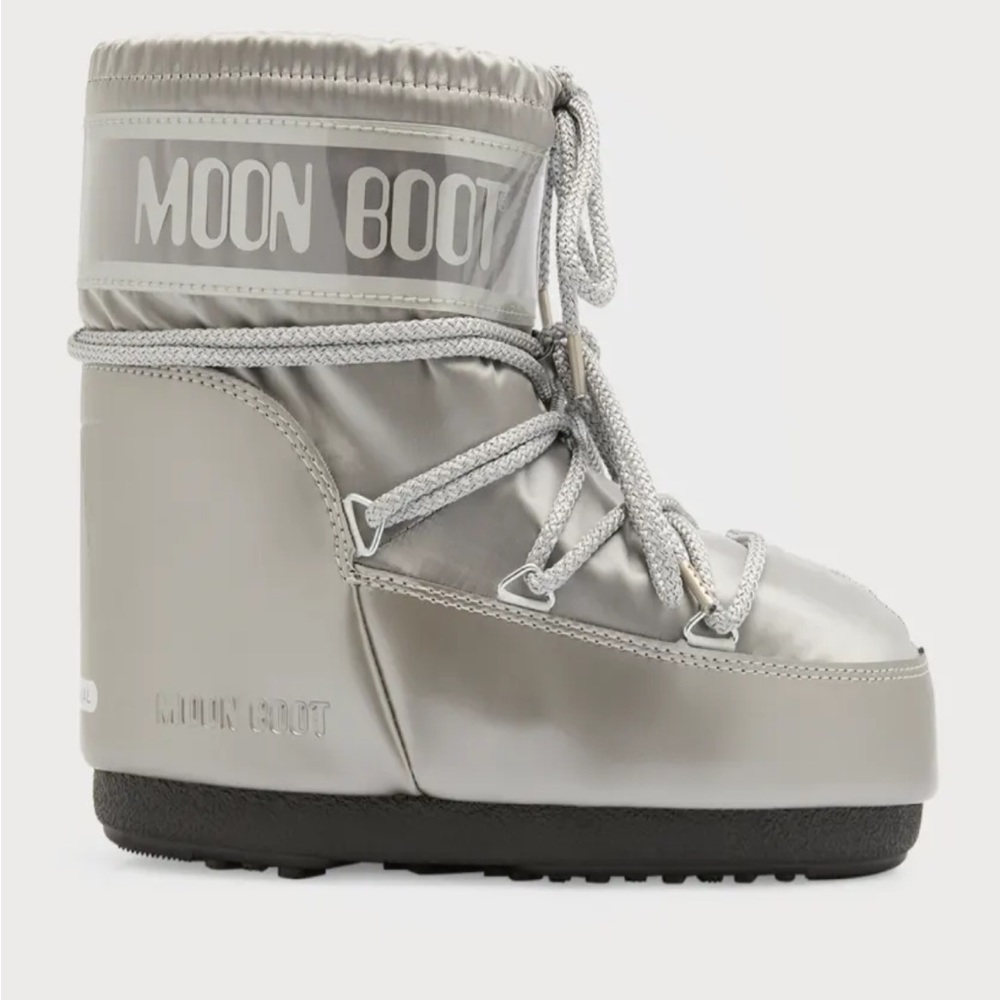 Silver Low Glance MOON Boot